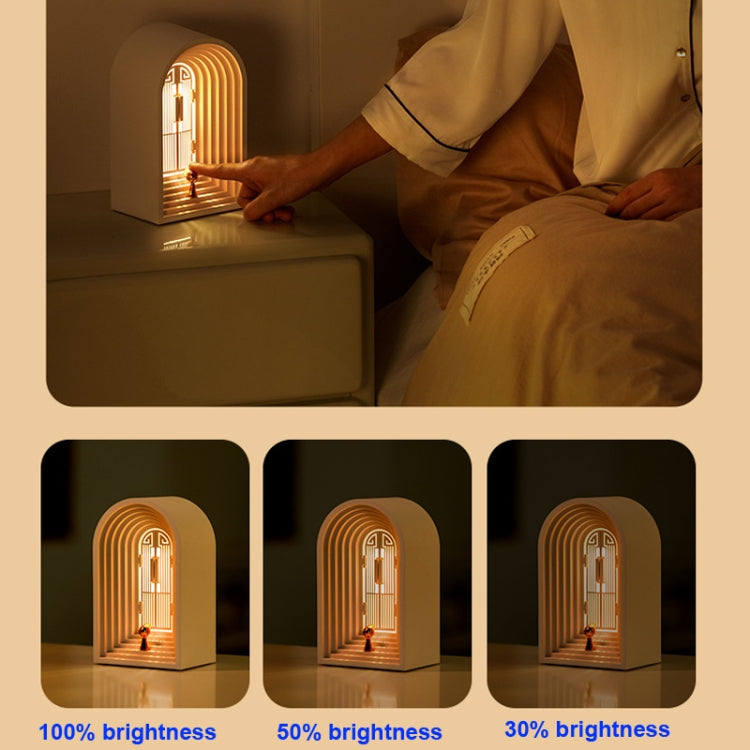 C3 Night Light Bluetooth Speaker USB Charging Sleeping Light, Specification: Bluetooth(White)