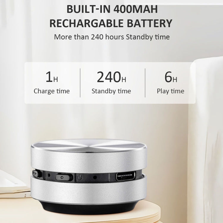 DuraMOBI Hummingbird Black Technology Bone Conduction Wireless Speaker Portable Small Audio(Silver) - free shipping - PMC Jewellery - Order now!