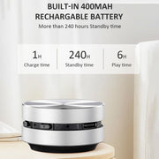 DuraMOBI Hummingbird Black Technology Bone Conduction Wireless Speaker Portable Small Audio(Black)