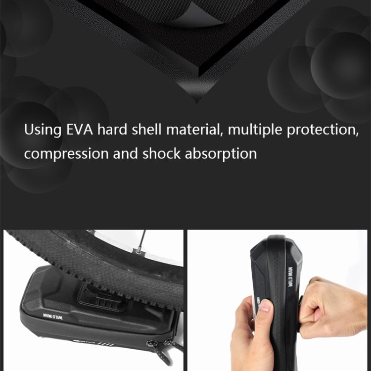 WILD MAN X3 0.5L EVA Hard Shell Bicycle Touch Screen Phone Bag(Red) - free shipping - PMC Jewellery - Order now!