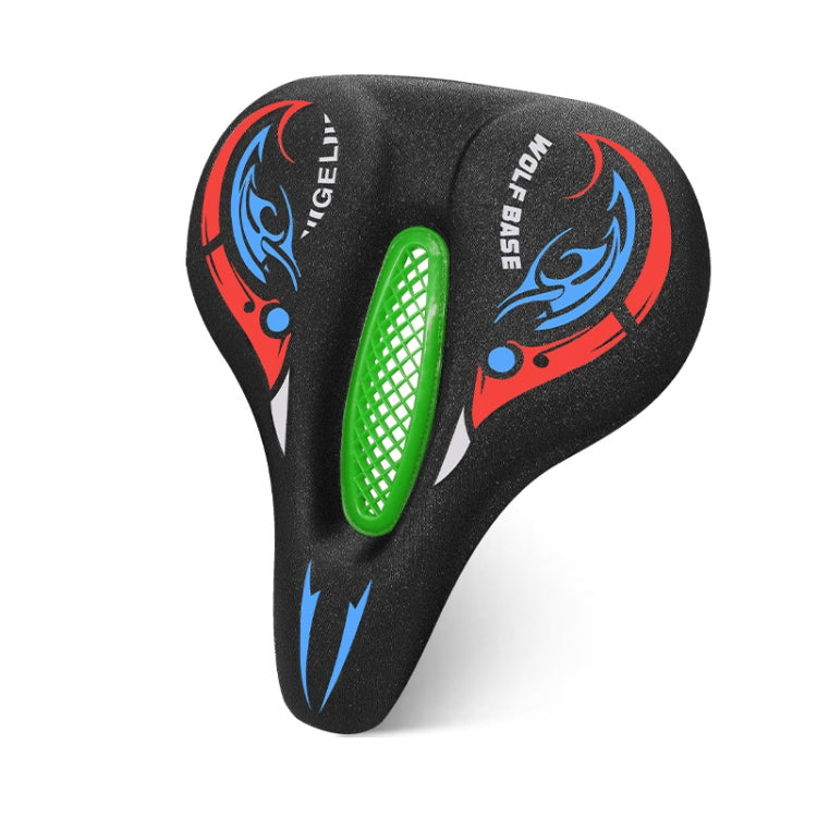 Bicycle Seat Cover Thickened Silicone Shock-absorbing Saddle Cover(Green) - Bicycle Saddle by PMc TechLife | Online Shopping South Africa | PMc TechLife | Buy Now Pay Later Mobicred
