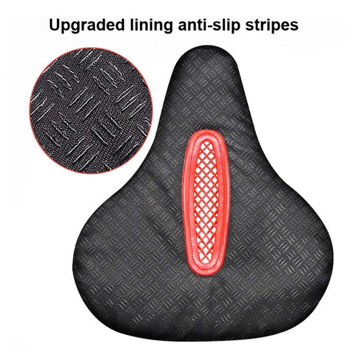 Bicycle Seat Cover Thickened Silicone Shock-absorbing Saddle Cover(Orange) - Bicycle Saddle by PMc TechLife | Online Shopping South Africa | PMc TechLife | Buy Now Pay Later Mobicred