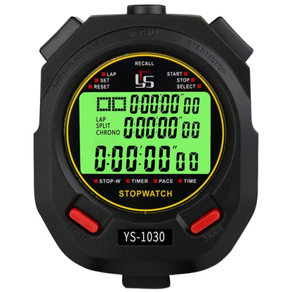 YS 3 Rows Display Luminous Stopwatch Timer Training Referee Stopwatch, Style: YS-1030 30 Memories - Pedometer by PMC Jewellery | Online Shopping South Africa | PMC Jewellery | Buy Now Pay Later Mobicred