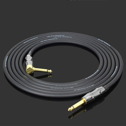 KGR Guitar Cable Keyboard Drum Audio Cable, Specification: 1m(Elbow Straight Jack) - free shipping - PMC Jewellery - Order now!