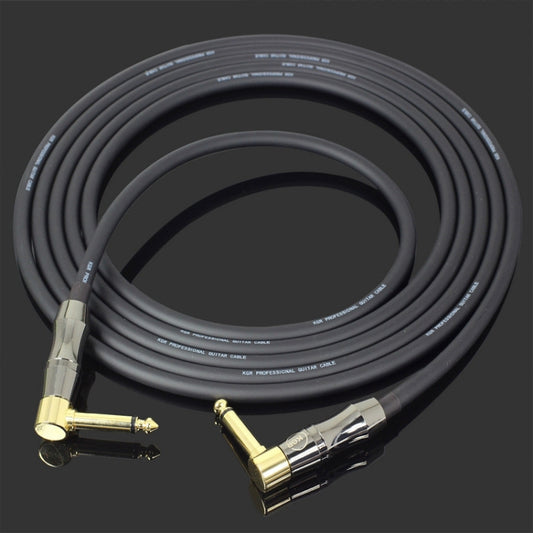 KGR Guitar Cable Keyboard Drum Audio Cable, Specification: 1m(Double Elbow Jack) - free shipping - PMC Jewellery - Order now!