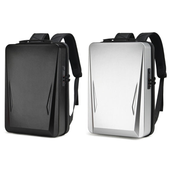 Men PC Hard Shell Gaming Computer Backpack For 15.6-17.3 Inch(Black)
