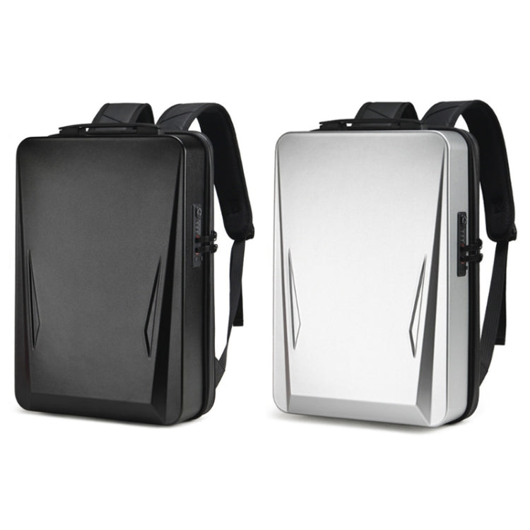 Men PC Hard Shell Gaming Computer Backpack For 15.6-17.3 Inch(Black)
