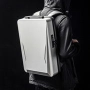 Men PC Hard Shell Gaming Computer Backpack For 15.6-17.3 Inch(Black)