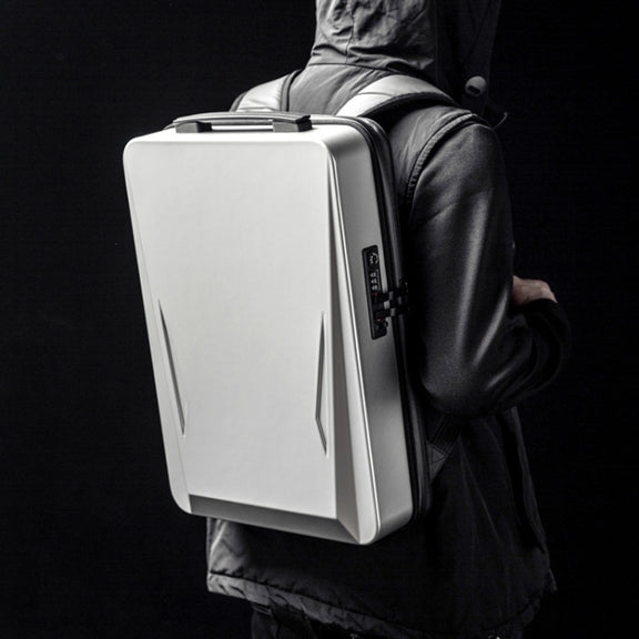 Men PC Hard Shell Gaming Computer Backpack For 15.6-17.3 Inch(Black)