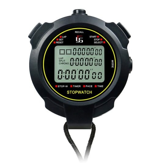 YS Stopwatch Timer Training Fitness Competition Stopwatch, Style: YS-760 60 Memories(Black) - Pedometer by PMC Jewellery | Online Shopping South Africa | PMC Jewellery | Buy Now Pay Later Mobicred