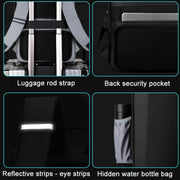 ABS Hard Shell Gaming Computer Backpack, Color: 15.6 inches (Silver)