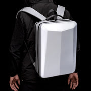 ABS Hard Shell Gaming Computer Backpack, Color: 15.6 inches (Silver)