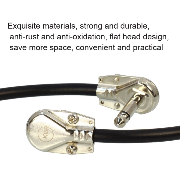 KGR Guitar Cables Guitar Effect Pedal Instrument Patch Cable, Specification: 1m - free shipping - PMC Jewellery - Order now!