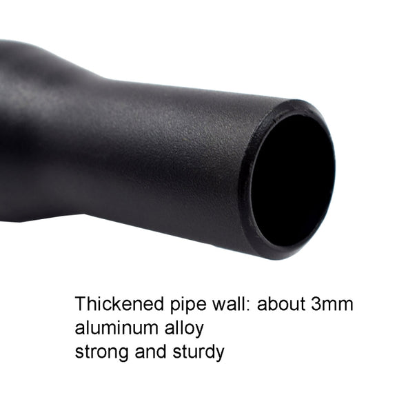 FMFXTR Aluminum Alloy Mountain Bike Extended Seat Post, Specification: 31.8x530mm (Black)