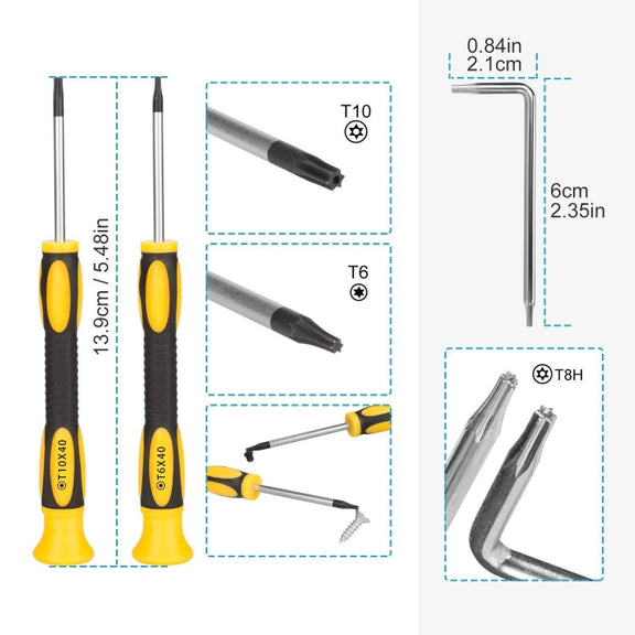 17 In 1 Game Console Repair Screwdriver Tool Set For NS Switch, Series: 17 In 1 (3)