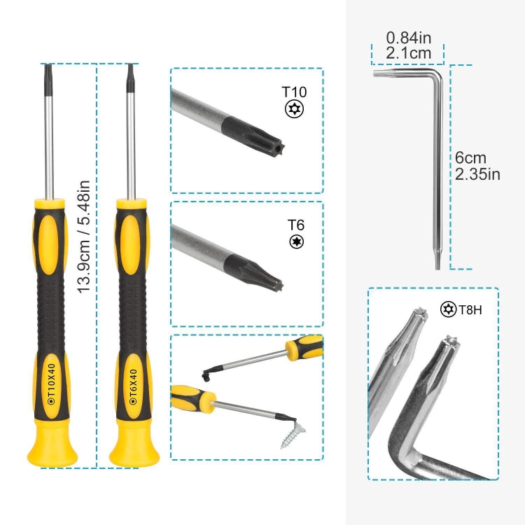 17 In 1 Game Console Repair Screwdriver Tool Set For NS Switch, Series: 17 In 1 (3)