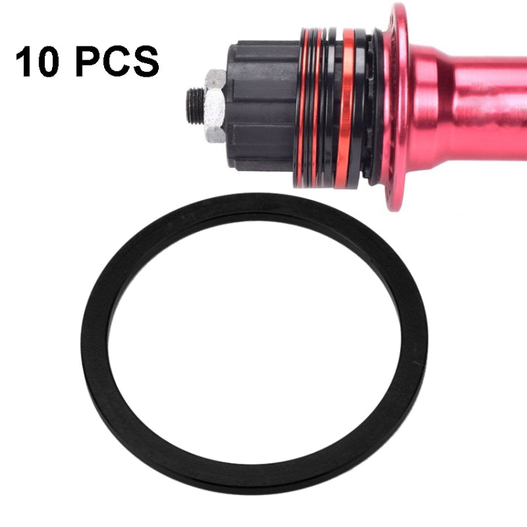 10 PCS FMFXTR Bicycle BB Middle Shaft Flying Wheel Cushion, Thickness: 2mm (Black) - Cap Component by FMFXTR | Online Shopping South Africa | PMC Jewellery | Buy Now Pay Later Mobicred