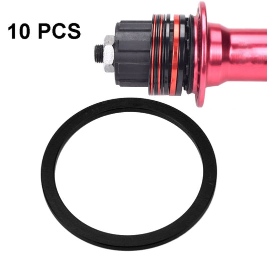 10 PCS FMFXTR Bicycle BB Middle Shaft Flying Wheel Cushion, Thickness: 2mm (Black) - Cap Component by FMFXTR | Online Shopping South Africa | PMC Jewellery | Buy Now Pay Later Mobicred