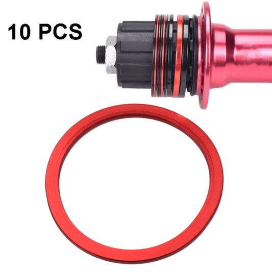 10 PCS FMFXTR Bicycle BB Middle Shaft Flying Wheel Cushion, Thickness: 1.5mm (Red) - Cap Component by FMFXTR | Online Shopping South Africa | PMC Jewellery | Buy Now Pay Later Mobicred