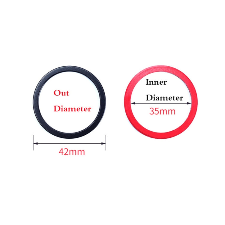 10 PCS FMFXTR Bicycle BB Middle Shaft Flying Wheel Cushion, Thickness: 2mm (Red) - Cap Component by FMFXTR | Online Shopping South Africa | PMC Jewellery | Buy Now Pay Later Mobicred