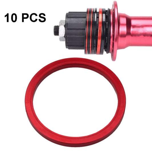 10 PCS FMFXTR Bicycle BB Middle Shaft Flying Wheel Cushion, Thickness: 2.5mm (Red) - Cap Component by FMFXTR | Online Shopping South Africa | PMC Jewellery | Buy Now Pay Later Mobicred