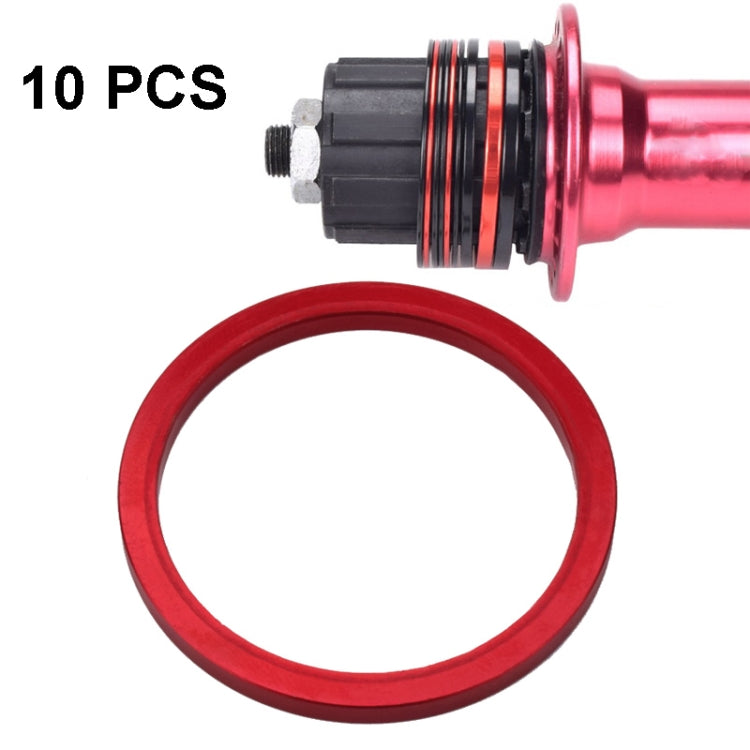 10 PCS FMFXTR Bicycle BB Middle Shaft Flying Wheel Cushion, Thickness: 3mm (Red) - Cap Component by FMFXTR | Online Shopping South Africa | PMc TechLife | Buy Now Pay Later Mobicred