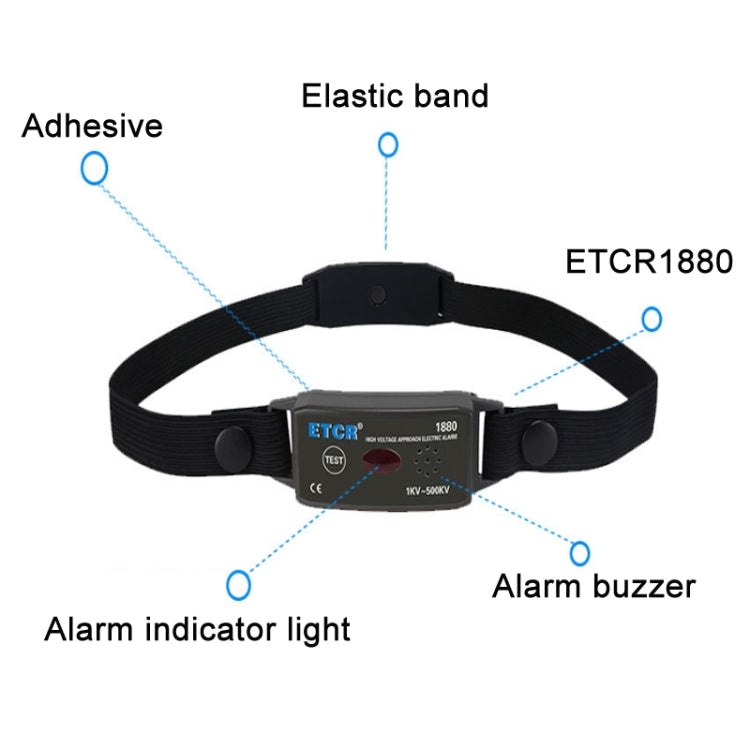 ETCR Non-contact High Voltage Alarm Ellectrician Test Pen, Model: ETCR1880 For Helmet - free shipping - PMC Jewellery - Order now!