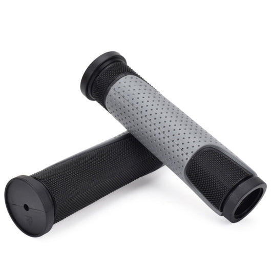 1 Pair FMFXTR Bicycle Grips Mountain Bike Non-Slip Rubber Grips, Style: Double Color Half Pass - free shipping - PMC Jewellery - Order now!