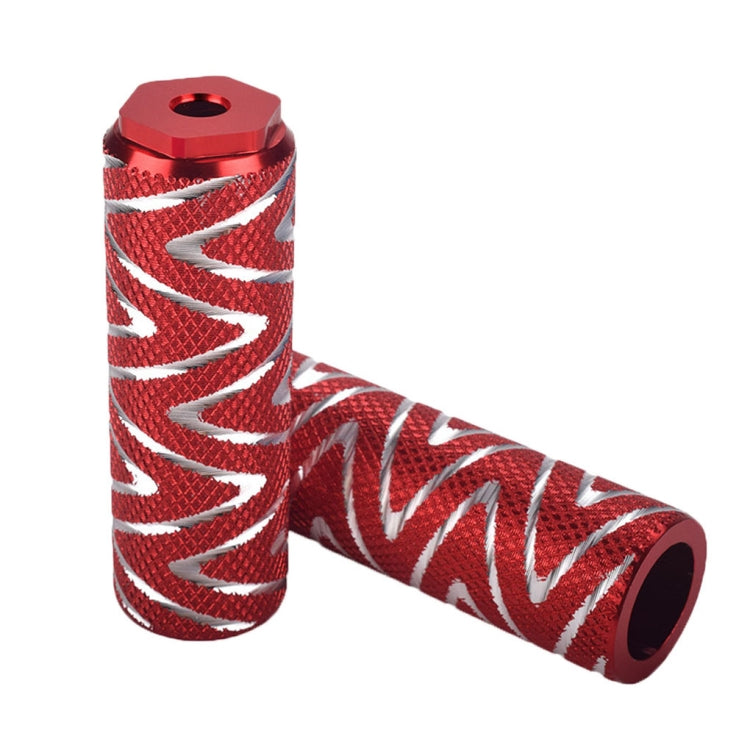 FMFXTR Bicycle Back Seat Foot Pedal Universal Back Rear Post, Color: Red Small Hole Short - free shipping - PMc TechLife - Order now!