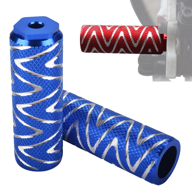 FMFXTR Bicycle Back Seat Foot Pedal Universal Back Rear Post, Color: Blue Small Hole Short - Pedals by FMFXTR | Online Shopping South Africa | PMc TechLife | Buy Now Pay Later Mobicred