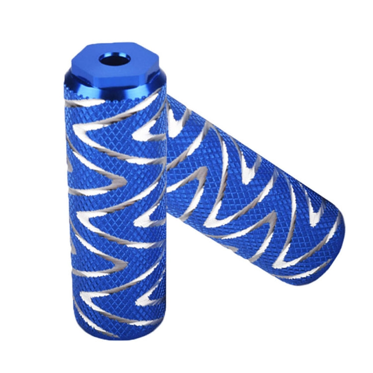 FMFXTR Bicycle Back Seat Foot Pedal Universal Back Rear Post, Color: Blue Small Hole Short - Pedals by FMFXTR | Online Shopping South Africa | PMc TechLife | Buy Now Pay Later Mobicred