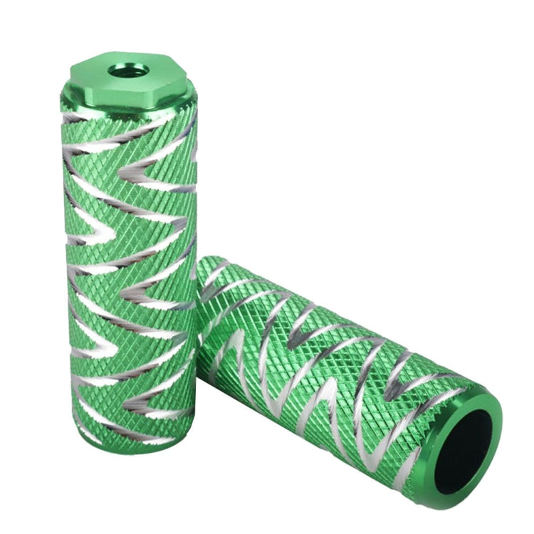 FMFXTR Bicycle Back Seat Foot Pedal Universal Back Rear Post, Color: Green Small Hole Short - free shipping - PMc TechLife - Order now!