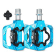 A Pair WEST BIKING YP0802086 Mountain Bike Aluminum Bearing Pedals(Blue) - Pedals by WEST BIKING | Online Shopping South Africa | PMc TechLife | Buy Now Pay Later Mobicred