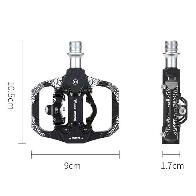 A Pair WEST BIKING YP0802086 Mountain Bike Aluminum Bearing Pedals(Red) - free shipping - PMc TechLife - Order now!