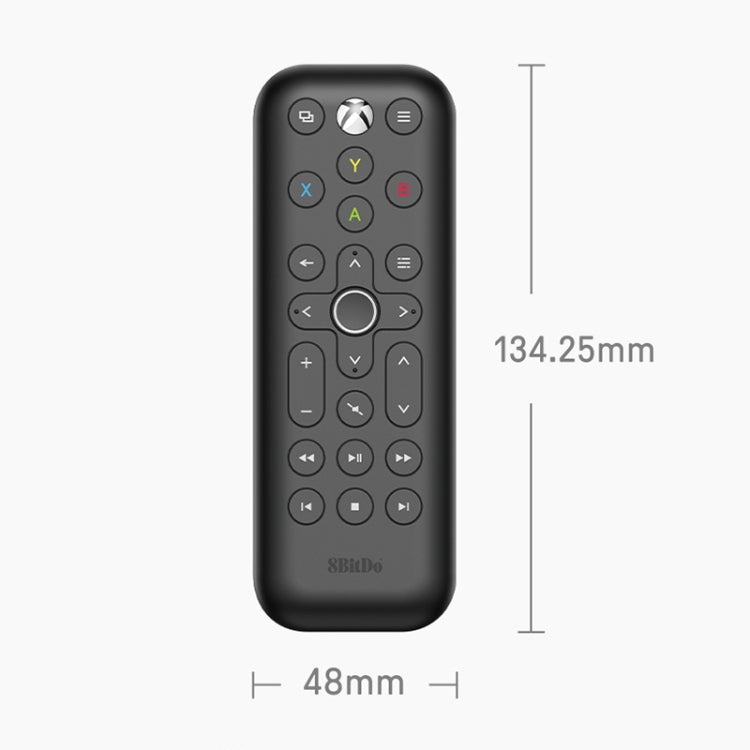 8BitDo Backlit Key Media Remote Control For Xbox, Style: Short Version (Black) - free shipping - PMC Jewellery - Order now!