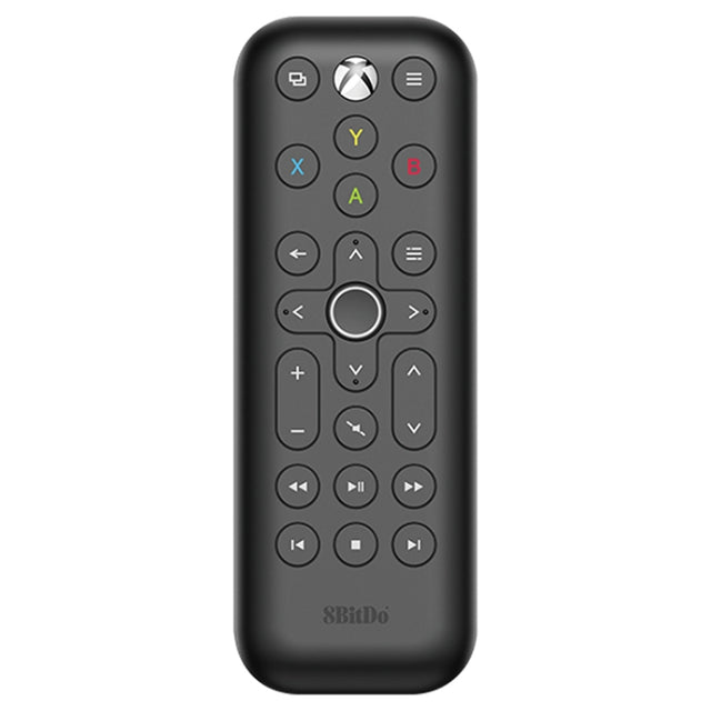 8BitDo Backlit Key Media Remote Control For Xbox, Style: Short Version (Black)