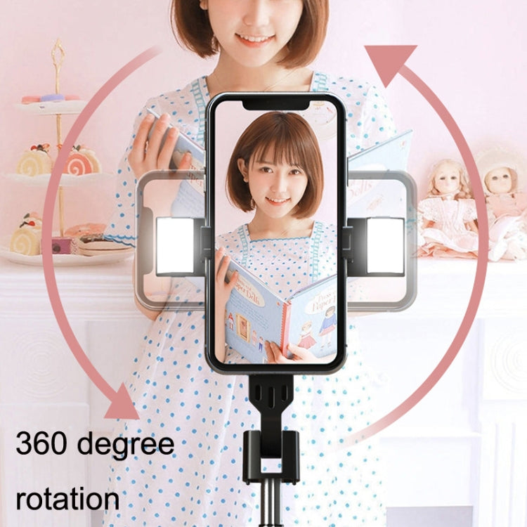 Phone Live Bracket Bluetooth Selfie Tripod, High: 104CM (Aluminum Alloy + Dual Fill Lights) - Selfie Sticks by PMC TechLife | Online Shopping South Africa | PMC TechLife | Buy Now Pay Later Mobicred