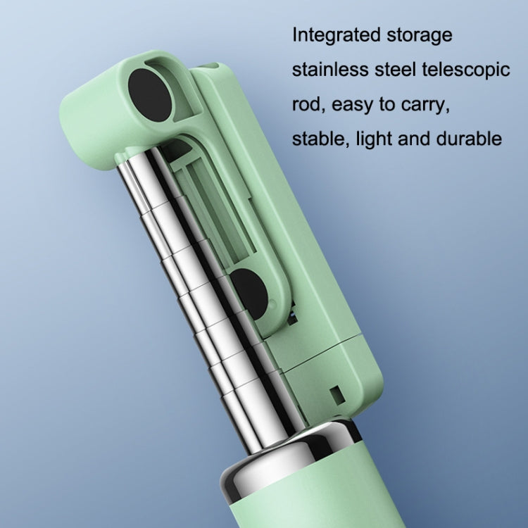 Integrated Reinforcement Keel Live Desktop Bluetooth Mobile Selfie Stick(Lemon Yellow) - free shipping - PMC Jewellery - Order now!