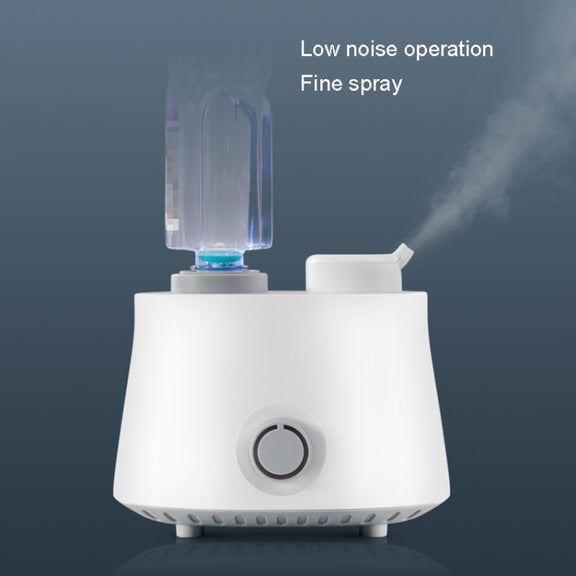 Air Humidifier Home Large Fog Volume Portable Desktop Atomizer, US Plug(White)