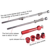 FMFXTR Mountain Bicycles Flower Drum Fast Disassembly Rod(Gold)