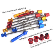 FMFXTR Mountain Bicycles Flower Drum Fast Disassembly Rod(Gold)