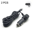 2 PCS Car Charger Fast Charging Driving Recorder Supply Line, Style: 1A+2A(Mini Right Bend) - Cables & Connectors by PMC TechLife | Online Shopping South Africa | PMC TechLife | Buy Now Pay Later Mobicred