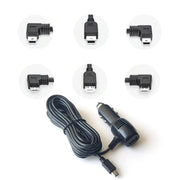 2 PCS Car Charger Fast Charging Driving Recorder Supply Line, Style: 1A+2A(Mini Right Bend)