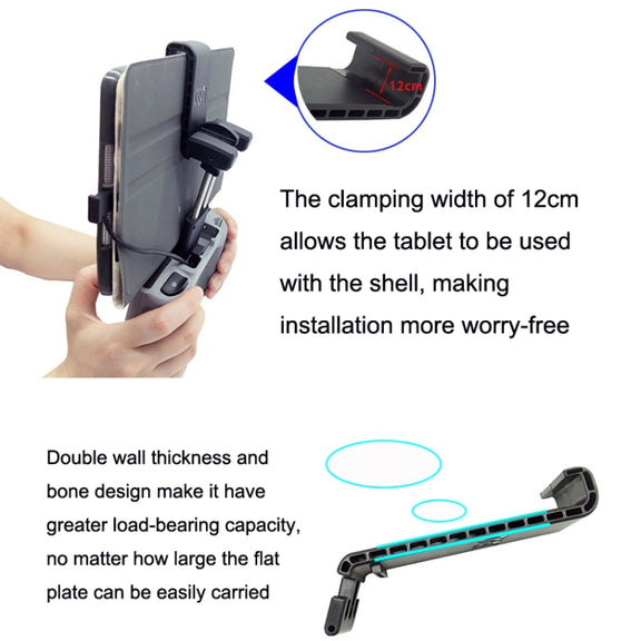 RC Tablet Extension Bracket For DJI Mavic 3 / Air 2 / Air 2S / Mini 2, Style: Large+Type-c Line