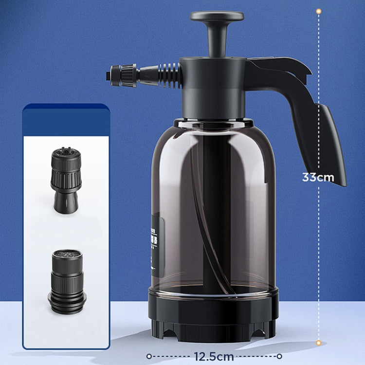 Car Washing Foam Spray Pot Home Handheld Gas Pressure Sprayer(2L+Spray Head x 2) - Car washing supplies by PMC TechLife | Online Shopping South Africa | PMC TechLife