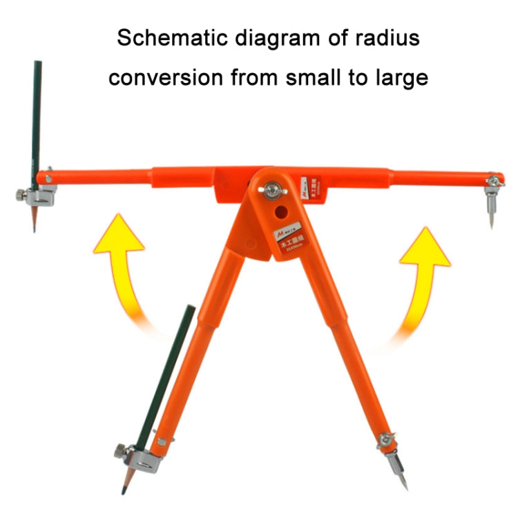 MYTEC Woodworking Decoration Drawing Metal Compass, Size: Small - Measuring Tools by MYTEC | Online Shopping South Africa | PMC Jewellery | Buy Now Pay Later Mobicred
