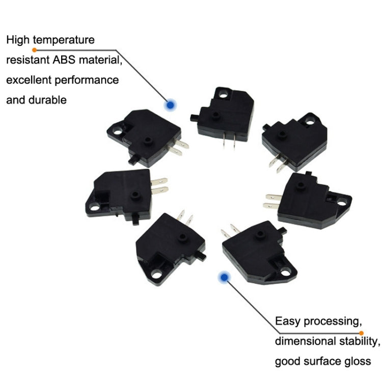 50 PCS Motorcycle Electric Vehicle Upper Pump Brake Switch Disc Brake(Left)