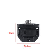 Camera Conversion Screw 1/4 Inch  Adapter for DJI Pocket2 /Insta360 ONE X2(Black)