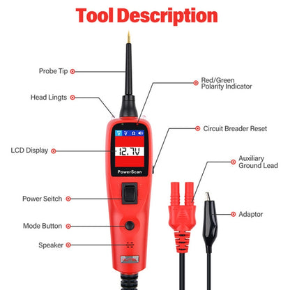 AUTEL PS100  Automotive Circuit Tester Automotive System Diagnostic Tool - free shipping - PMC Jewellery - Order now!