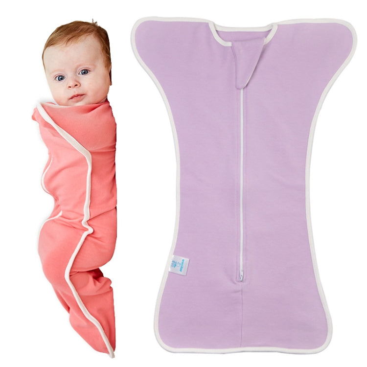 Insular Baby Cotton Quilt Newborn Swaddle Sleeping Bag Blanket, Size: 60cm For 0-3 Months(Purple) - free shipping - PMC TechLife - Order now!